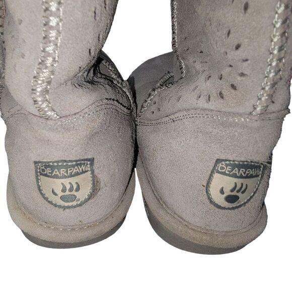 Bearpaw Amie tall suede & wool blend boots size 10 - Picture 6 of 7